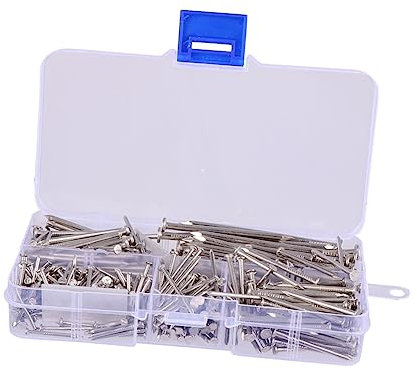 Gatuida 460 Stück Stahlnägel Set: Stahlnägel Sortiment Nägel zum Aufhängen von Bildern und Holzbearbeitung 6 Größen Stahlbildernägel Set Lange und kurze Nägel aus Stahl von 16mm bis 51mm