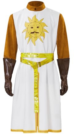 King Arthur Cosplay Kostüm Herren König Royal Outfit Anzug Erwachsene Halloween Outfit