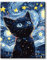 77iiAii Malen Nach Zahlen Erwachsene Katze, DIY Handgemalt Ölgemälde Leinwand set, Anfänger Kreativ Malen Nach Zahlen zur Heimdekoration - 40x50cm