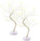Lunartec LED Bäume Lichterbaum: 2er-Set LED-Lichterbäume mit 108 LEDs, USB- und Batteriebetrieb, 53 cm (LED Baum innen, Weihnachts-LED-Licht-Baum)