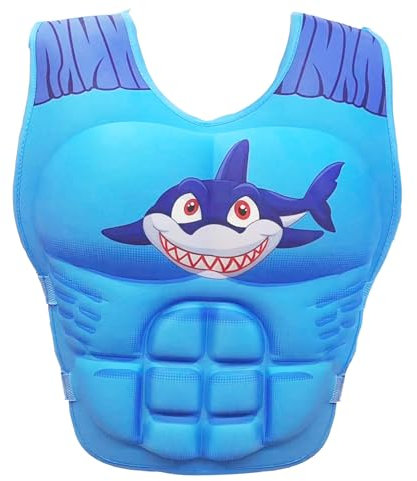 Kinder Swim Jacke, Swim Pool Jacket, Skin-Friendly Buoyancy Aid, Adjustable Floatation Training Accessory Boys and Girls Aged 2-9 Years, Lightweight Safe Swimming Gear for Lake