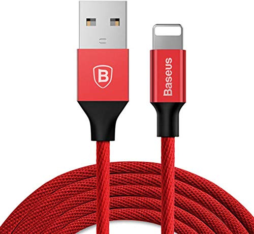 Baseus Lapatilmovil Lightning Kabel für iPhone 1,8 m, Rot