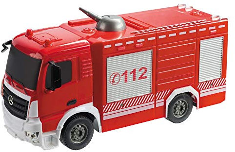 Mondo Motors- Mercedes Antos Fire Pompiers, Camion, samu, 63516, Rouge, 1:26