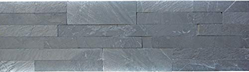 selbstklebende Wandverblender Paneel Schiefer Naturstein schwarz Black Salte MOS200-03V9S