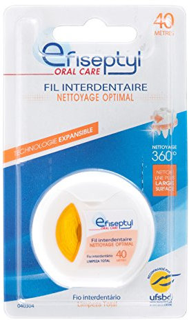 Efiseptyl - Filo interdentale per una pulizia ottimale, lunghezza: 40 m