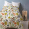 ZPOEQW Ensemble De Literie 2 Personnes Housse De Couette Enfant Fille 240X220 3 Pièces 3D Renard Animal De La Forêt Imprimé Parure De Lit en Microfibre avec Fermeture Éclair Et 2 Taies D'Oreillers