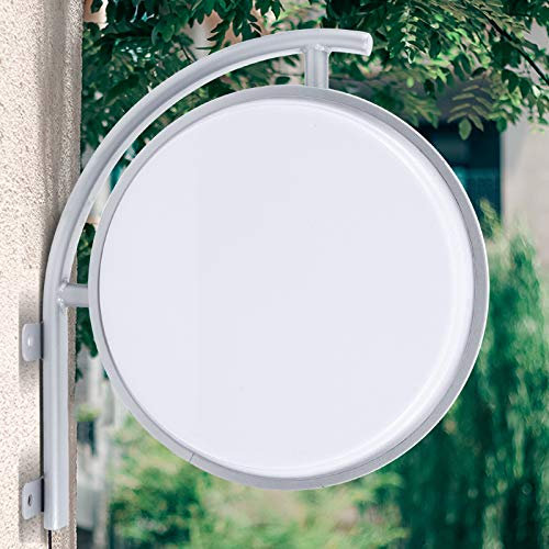 Rund LED Leuchtkasten Led Rundlichtboxen Doppelseitig Leuchtbox 40Cm Leuchtreklame Nasenschild Leuchtschild Lichtwerbung für Restaurants Bar Imbissbuden Geschäfte Büro Laden