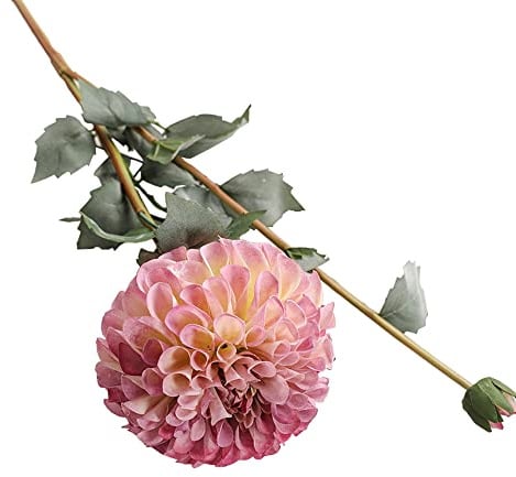 Künstliche Blumen Künstliche Dahlie Blumen Geeignet für Zuhause, Büro, Hotel, Hochzeit, Wohnzimmer, Schlafzimmer, Arbeitszimmer usw. (Lila)