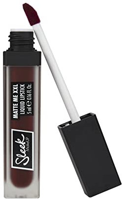 Sleek MakeUP Matte Me XXL Liquid Lipstick, High Impact Color, Langlebig und Transfer Proof, Vino Tinto, 5 ml