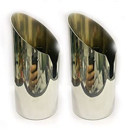 Carbon Auto Auspuff Endschalldämpfer Endrohrabdeckung Für B&MW Serie 3 E30 E36 E46 E90 E91 E92 E93 F30 F31 F34 G20 F35 M3 Auto Endstück Kehle Auspuffrohr (Color : 6)