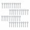 SUL Vine Eyes Screw 75mm (3 Inch) Zinc Plated Garden Eyes for Wire Screw Eyes, Long Screw Hooks for Indoor & Out Door Eye Screws Hooks, 75mm Self Tapping Screws Hooks (40 PK)