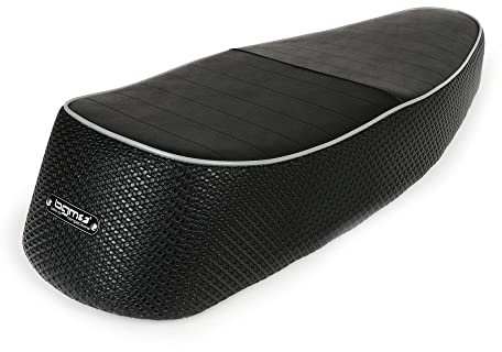 BGM Sitzbank SportTouring kompatibel für Vespa Sprint, GT, GTR, Super, TS, GL, VNA, VBA, VNB, VBB, T4, Rally180/200, GS160, SS180, PX ohne Schloss