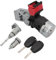 ManyWang Türschloss-Set kompatibel mit Kangoo Master Movano 806012544R Lenkschloss+Türschloss vorne links+Benzinschloss