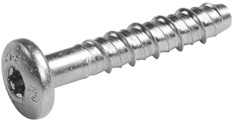 Rawl R-LX-P-ZP Zinc Plated Pan Head Concrete Screw 6mm 35mm Pack of 100