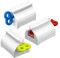 DERDOUT Toothpaste Tube Squeezer,Plastic Rolling Tube Toothpaste Dispenser Tube Wringer Rotate Toothpaste Seat Holder Stand for Bathroom (3 Pcs)