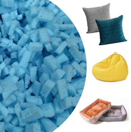 2,3 kg weiche, zerkleinerte Füllung aus hochdichtem Memory-Schaum, Ersatz-Sitzsack-Nachfüllung, Memory-Schaum-Füllung für Sitzsack, Kissen, Hundebett