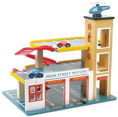 Mentari Toys: Sustainable Wooden Garage for Playful Development!