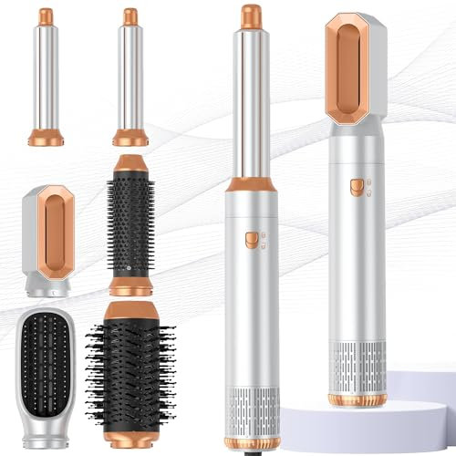 Air styler 6 in 1 Haarstyler mit Hairstyler 200 Millions lonen Föhnbürste Warmluftbürste Haartrockner Lockenstab, Glättbürste, Air styler, Geben Sie dem Haar Volumen, Glätten, Locken