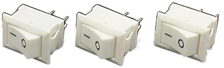 10pcs/lot 10 * 15mm SPST 2PIN ON/OFF G130 Boat Rocker Switch 3A/250V Car Dashboard Truck RV ATV Home RUAJOGYNVM