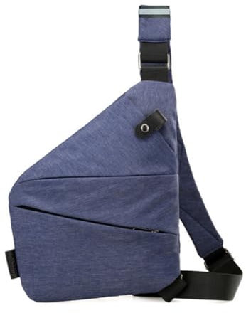 Gipfelfreund Anti-Diebstahl Umhängetasche, Unisex, Blau, 30 x 20 x 4 cm, RFID-Blockierung, Satchel, Handtasche, Erwachsene