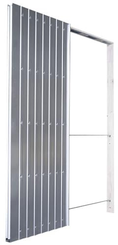 ALLINOX Controtelaio Per Porte Scorrevoli Anta Unica In Acciaio ZINCATO Per Cartongesso Sistema Porta a Scomparsa Telaio Salvaspazio Da Interno MADE IN ITALY (800x2100x100)