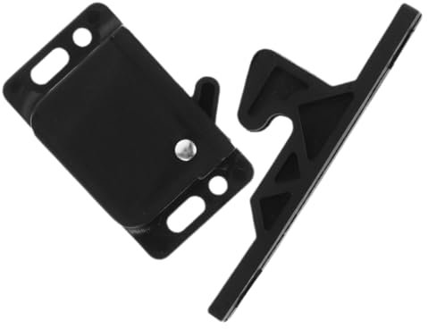 CHILDWEET Push Button Door Latch Catch Spring Hook, Keyless Cabinet Lock for Motorhome and Trailer Doors, Push to Open Drawer and Cupboard Catch Accessories for Camping