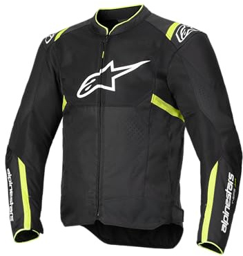 Alpinestars T-Sps Air V2 Giacca tessile da moto, nero/neon/giallo, L