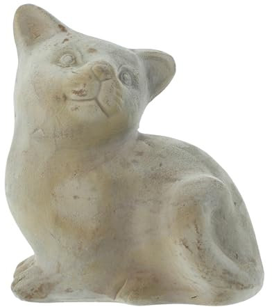 FRANK FLECHTWAREN Figur Kitty-Cat, Terracotta, schwere Qualität Maße: Höhe 18 cm