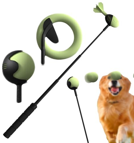 Ball Launcher für Welpen - Tennis Ball Launcher, Interactive Toy | Stonne Launcher mit einziehbarem Nicht-Rutschhebel, Tierarzt für Haustiere, externes aktives Spiel, Eintrag