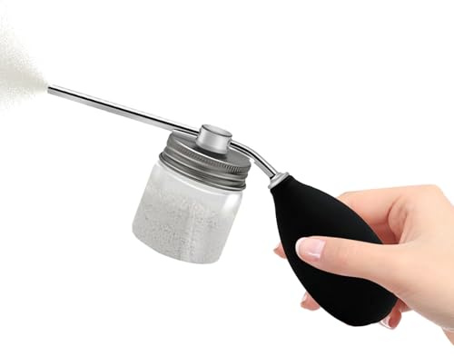 Kieselgur-Pulver – Unkrautvernichter und Unkrautvernichter für Rasen und Garten | Ergonomischer Spender mit abnehmbarem Behälter für Garten, Innen- und Außenbereich, Rasen im, Schreinerei, Biene