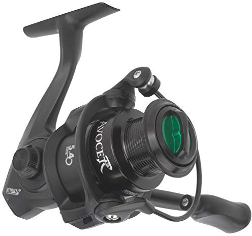 Mitchell Spinnrolle, Avocet R Rollen, Allrounder, Feeder, Bolognase, Süßwasser Meeresfische Angler, Barsch, Hecht, Zander, Schwarz, 5.2:1 Übersetzung, Robust & Leicht, 3+1 Lageranzahl, 4000