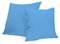 Rollmayer 2er Set Deko-Kissen Kissenhülle Kissenbezug Sofakissen Kollektion Vivid (Himmelblau 14, 40x40cm)