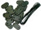 MAILLESTORE Kit de Fixation Brise-Vue - 26 pastilles + 4m de Fil Vert 1 kit