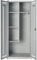 BISLEY Light Garderobenschrank, Allzweckschrank 400, Metall, 245 Lichtgrau, 50 x 80 x 185 cm
