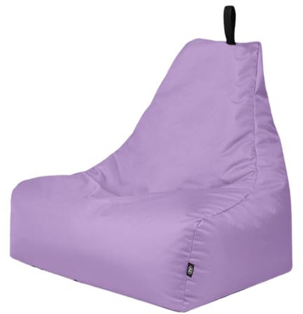 PATCH HOME Lounge Sessel XXL Gamer Sessel Sitzsack Sessel Sitzkissen In & Outdoor geeignet fertig befüllt | XXL - Flieder - in 2 Größen und 25 Farben