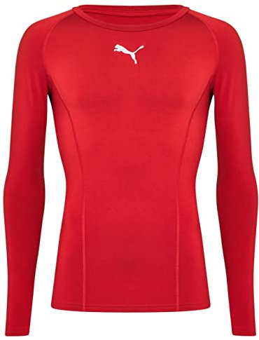 PUMA Herren Liga Baselayer Tee Ls Red T-Shirt, rot, 56
