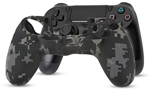 Bewinner Soft Silikon Ärmel Schutzhülle für Controller Staubdichte Schutzhülle Griffabdeckung für Controller Protective Case for Controller(Grau)