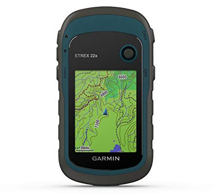Garmin 010-02256-00 eTrex 22x, Navigateur GPS Portable Robuste, Noir/Bleu Marine