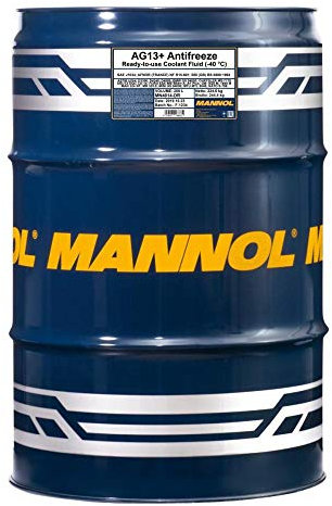 MANNOL 4014 AG13+ Kühlerfrostschutz bis -40 °C, gebrauchsfertig, 208L