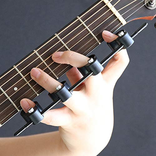 SDKMAH9 Verstellbarer Fingerexpander – Widerstandsbänder für Gitarre, Bass, Klavier, Fingergeschwindigkeitssystem – Handtrainer, Stärkungszubehör