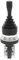 Oumefar 4 Position Joystick Schalter DC Joystick Federrückstellschalter Controller 50Hz Joystick Control Ersatz Joystick Controller Schalter für magnetisches