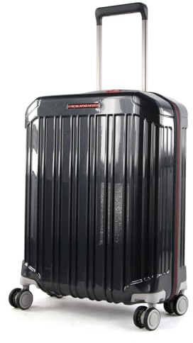 Piquadro – PQ-Light 4-Rad-Kabinentrolley 55 cm – Leichtes Polycarbonat – Farbe: Grau – Handgepäck