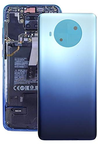 ZZjingli Repairparts Couverture arrière de la Batterie pour Xiaomi Redmi Note 9 Pro 5G M2007J17C (Color : Blue)