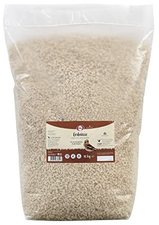 Elles gehackte Erdnüsse für Wildvögel 10 kg I Schnabelgerechte Energie-Booster I 100% natürlich I Schalenfrei & Ambrosia-kontrolliert I Optimales Ganzjahresfutter für Wildvögel