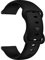 Weayege Silikon Uhrenarmband,Schnellverschluss,Armband 20mm 22mm (22mm, Black)