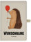 Mr. & Mrs. Panda DIN A4 Personalisiertes Notizbuch Igel Luftballon - Personalisierte Geschenke, Notizbuch Aus Baumwolle Personalisiert, Glückwunsch,