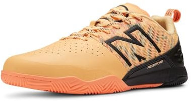 New Balance Unisex-Erwachsene Audazo Pro in V6 Fußballschuh, White Peach/Mango/Phantom, 10.5 Wide Women/9 Men
