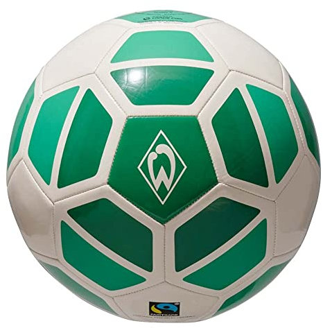 Werder Bremen Raute Fairtrade Ball (grün/Weiss, 5)