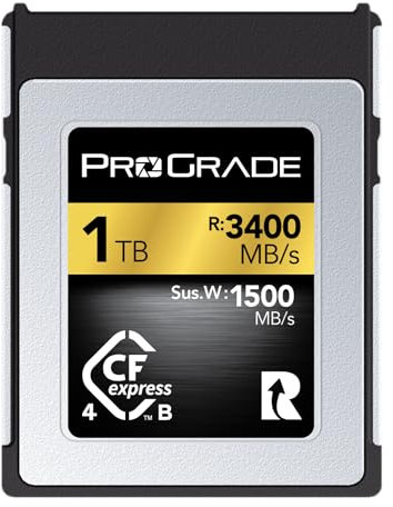 ProGrade Digital Memory Card - CFexpress 4.0 Type B for Cameras | Optimized for Express Transfer of Files & Large Storage | 1TB Gold Series