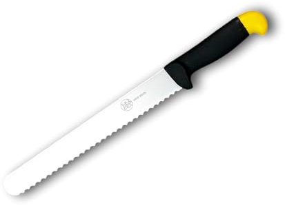 BLUE FARM | Due Buoi knives. 818. Coltello seghettato pane Coltello seghettato pane cm 28